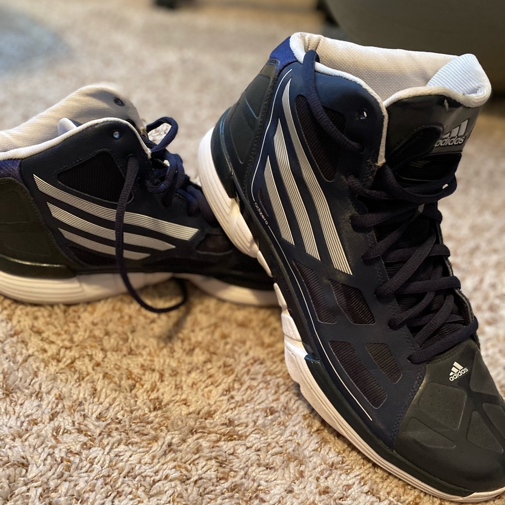 Lightly used Adidas Adizero Ghost Basketball Shoes.
